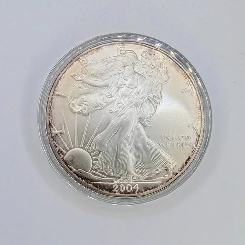 2004 American Silver Eagle Bullion in Air-Tite