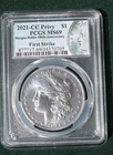 2021 MORGAN SILVER DOLLAR CC PRIVY MARK PCGS MS69