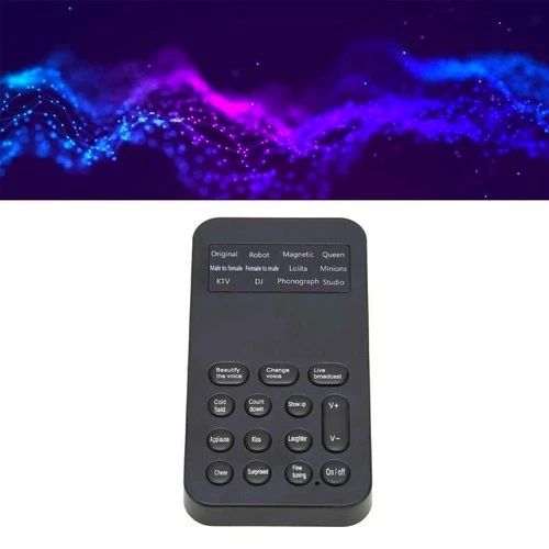 Handheld Mini Voice Changer Microphone For Fun Effects Portable Toy Gadget