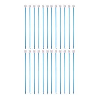 24 StüCk HäKelnadeln 5Mm Aluminium Stricknadeln FüR Knitting Accessories, Blau