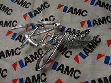 Nos Amc American Motors American Rambler Rogue Chrome Emblem Nos Amc American Motors American Rambler Rogue Chrome Emblem