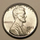 1943 P Lincoln Wheat Cent Penny BU  Actual Coin Pictured