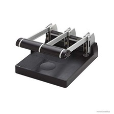 Heavy Duty 3 Hole Punch 150 Sheet Capacity Steel Jam Free Ergonomic Handle