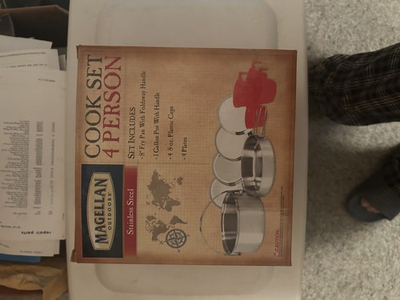 #ad NOS Coleman Dual Fuel Model 440 Three Piece Ultralight Stove And Cookware Set. $100.00