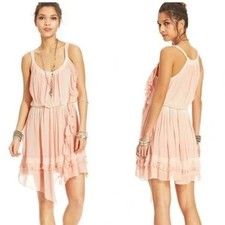Free People Peach Midi Dress- Small