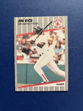1989 Fleer - Jim Rice #97 Boston Red Sox HOF Free Shipping NM
