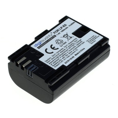 Akku für LP-E6 / LP-E6N / LP-E6NH - Canon EOS 90D 1900mAh Kamera Ersatz