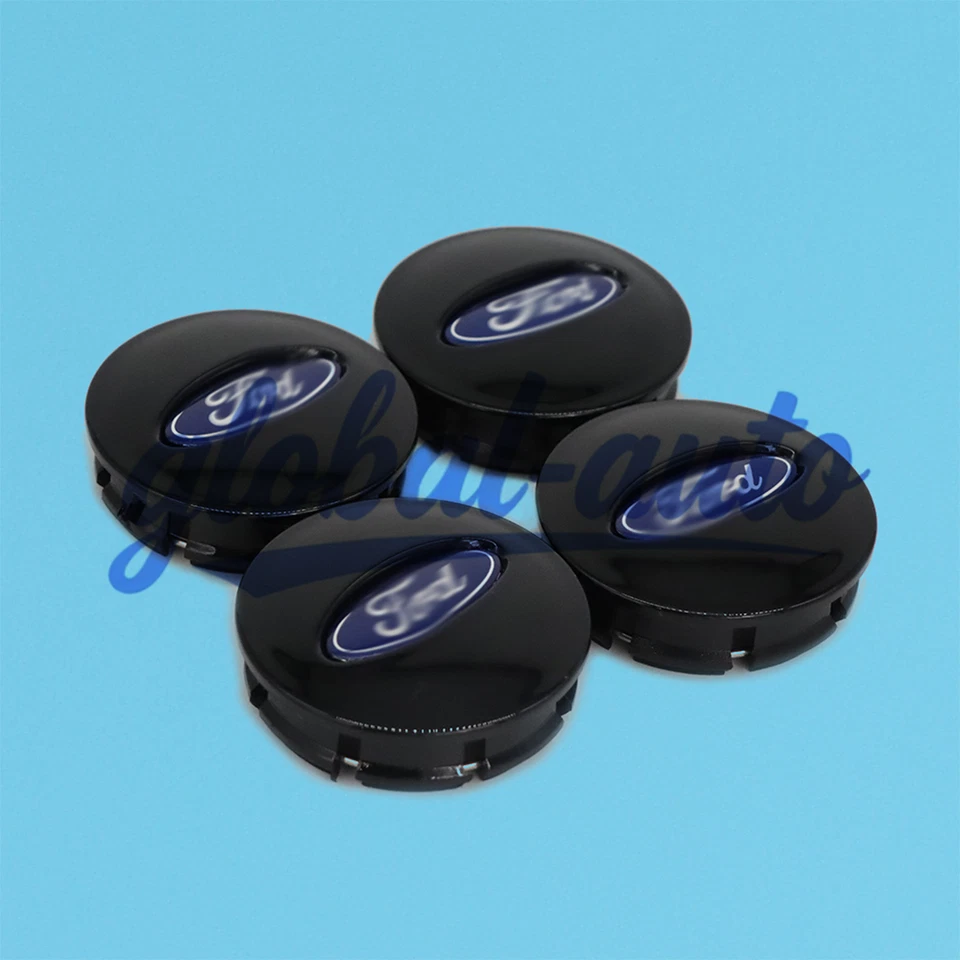 4x Wheel Center Caps Gloss Black For Flex Ranger Taurus Explorer - Image 3 of 4