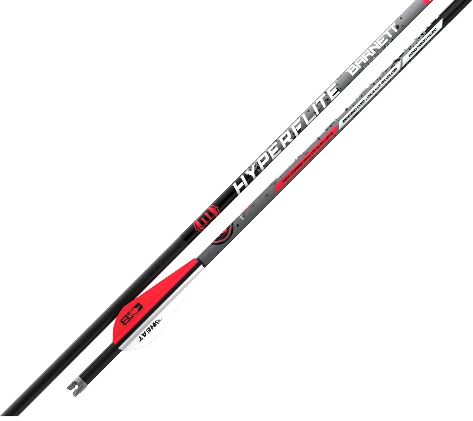Barnett Crossbows Hyperflite 22" Arrow Red/Wht Heat Vanes (BAR20043) BRAND NEW