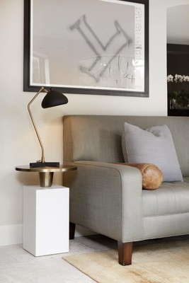 Halvard Desk Lamp   Sleek Black Metal Lamp, Modern Commercial Grade Lighting ...