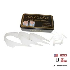 Shirt Collar Support System set with 3 adjustable, 10 premium Collar Stays a