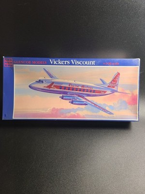 Glencoe 1:96 Vickers Viscount Airliner #05501 Model Kit, NIB