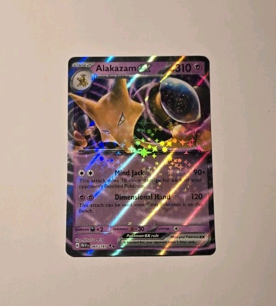 Pokémon Scarlet & Violet Alakazam EX 65/165 MEW 151 065/165 NM