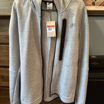 Nike Sportswear Tech Fleece Full-Zip Hoodie Size Large Men's - Gray NWT 
