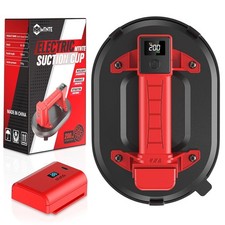 Electric Vacuum Suction Cup for Glass - 440lbs Lifter with Digital Display