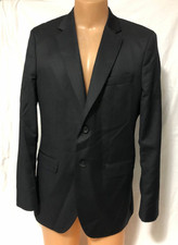 Banana Republic Blazer Jacket Black Men's 42R Wool