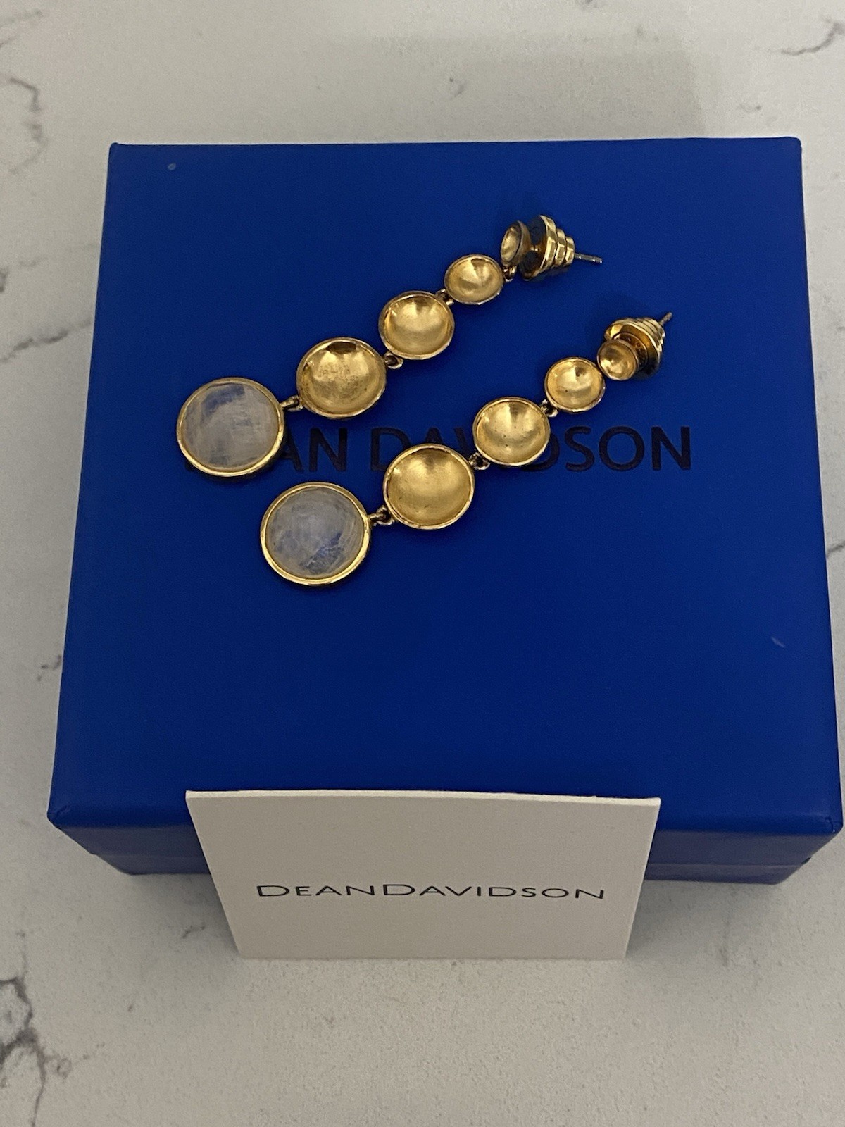 Dean Davidson Sol Statement Drop Earrings 22k-Gol… - image 8