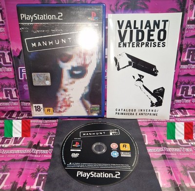   MANHUNT by Rockstar SONY PS2 PAL ITA 1A FULL PRINT TOP SLES-52023