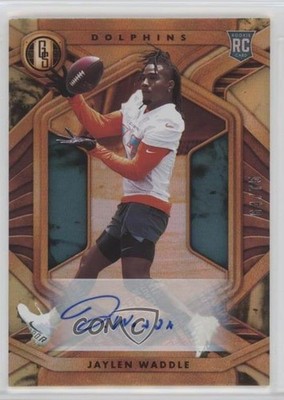 2021 Panini Gold Standard Rookies 64/75 Jaylen Waddle #113 Rookie Auto RC 0u46