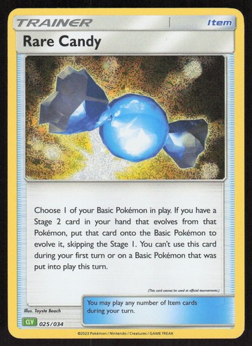 Pokemon Rare Candy (CLV) Classic Collection 025/034 Trading Card Game Classic...
