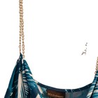 Bold Elements Size 2X Teal White Floral Sleeveless Cowl Neck Chain Jumpsuit — photo 4