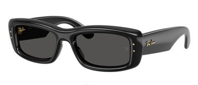 Ray ban 4944 Asap Rocky 55 601/87 Sonnenbrille Schwarz/Grau Dunkelheit