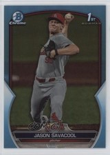 2023 Bowman Draft Chrome Sky Blue Refractor Jason Savacool #BDC-200 5h0