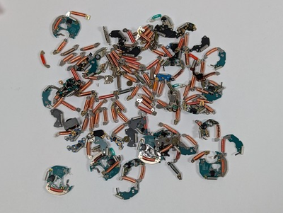 #ad Vintage Quartz Watch Movement Parts Lot Swiss SPARES REPAIR CRAFT $38.99