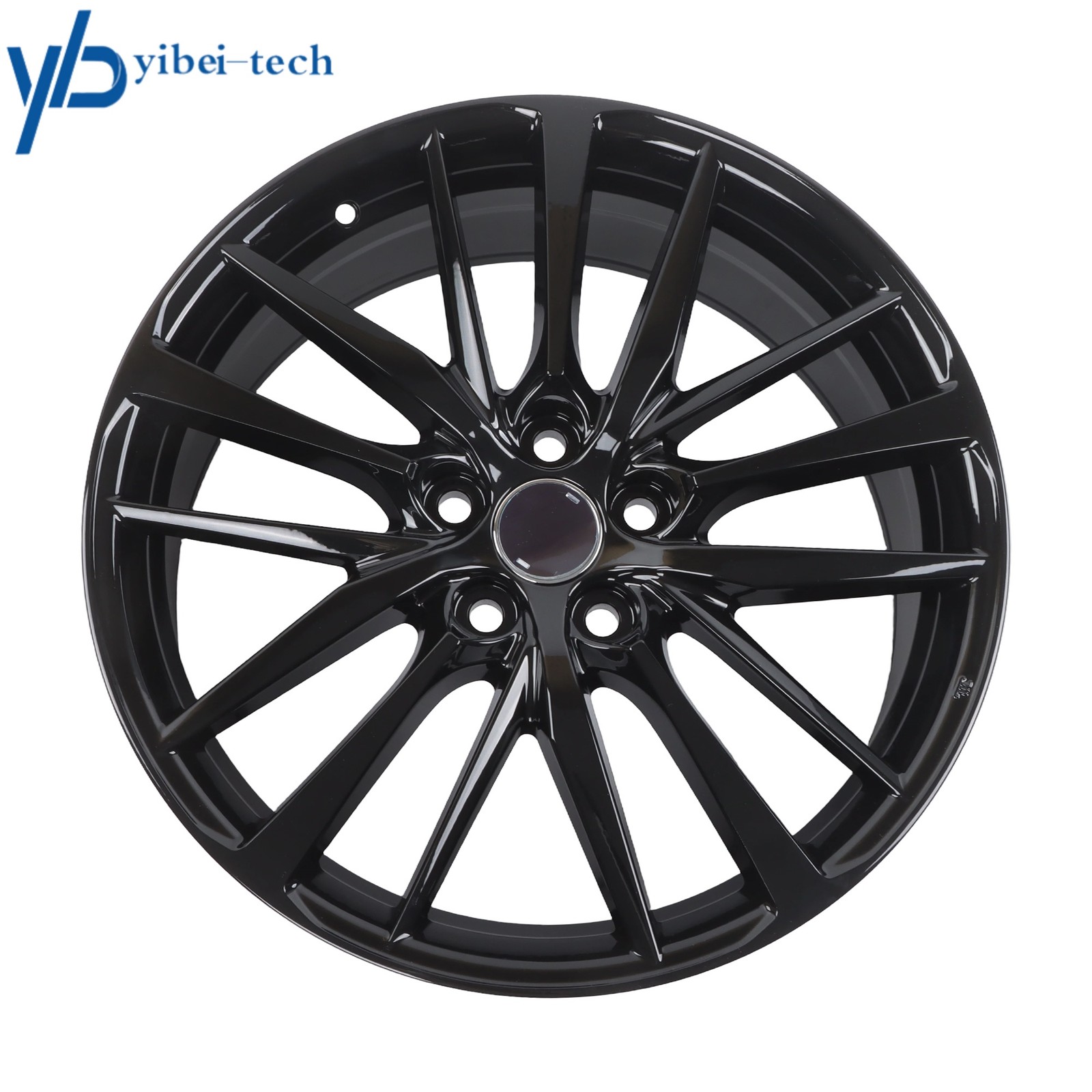 19"x8" Gloss Black Alloy Wheel Rim for 2021 2022 2023 2024 Toyota Camry 75222