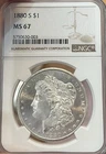 1880-S NGC MS67 Morgan Silver Dollar
