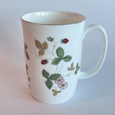 Wedgwood "Wild Strawberry" Coffee Mug - Made in England c.1984