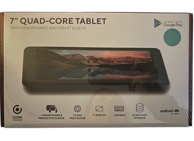 Core Innovations 7'' Quad-Core Tablet, model number CRTB7001.
