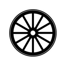 Woodcraft Project Paper Plan to Build Wagon Wheel Shadow