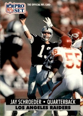 1991 NFL Pro Set Jay Schroeder #193 (6024)
