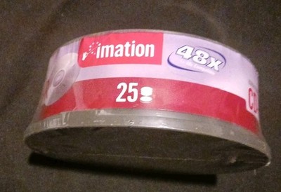 25 Pack- IMATION CD-R  700mb 80min 1-48x Compatible (FREE SHIPPING)