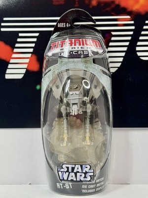 Star Wars 2006 Titanium Series Diecast AT-ST Galoob Micro Machines MINT