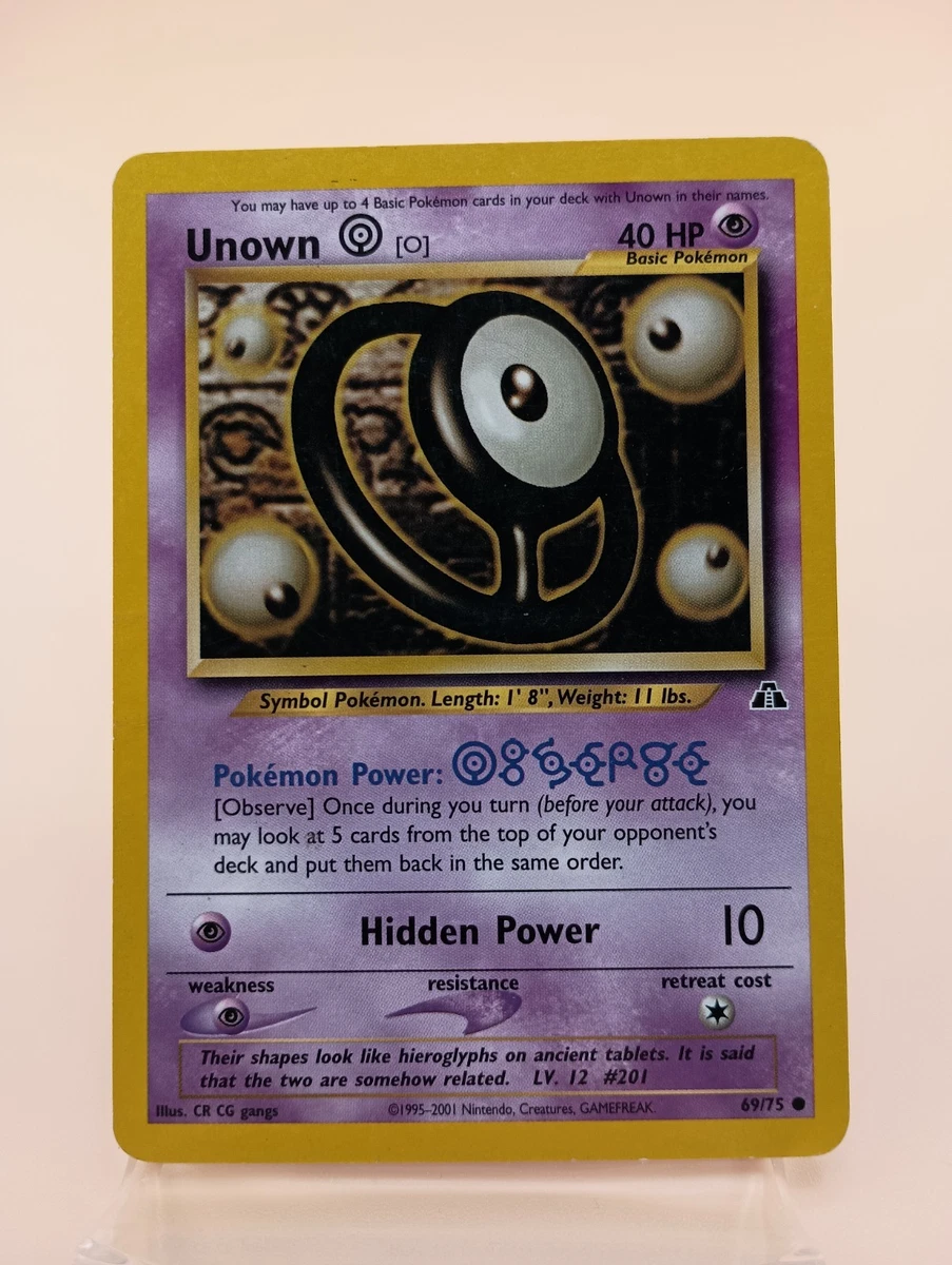 Unown Pokémon TCG Cards for sale
