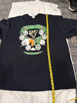 Ireland Easter Rising 1916 Irish Rebellion Flag Gift Unisex T-Shirt 2XL Gildan