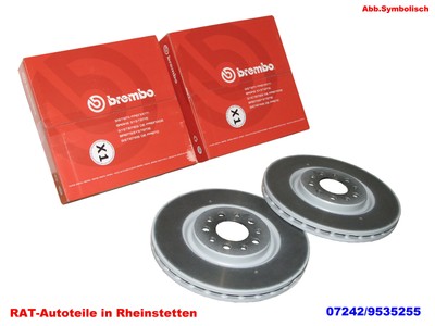 Brembo 2xBremsscheiben 308mm-VA-OPEL Astra H,Corsa D,Vectra B,Meriva,Zafira SAAB