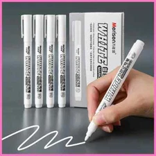New Waterproof Metal Marker Permanent White Paint Pen Washing Art Painting Pens