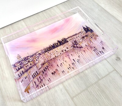 Serenity Kosel Acrylic Serving Tray 10x14