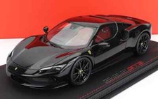 BBR 2021 FERRARI 296 GTB HYBRID 830HP V6 BLACK LE 24pcs 1:18*NEW*NICE!!