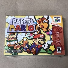 Nintendo N64 Paper Mario Factory Sealed Game