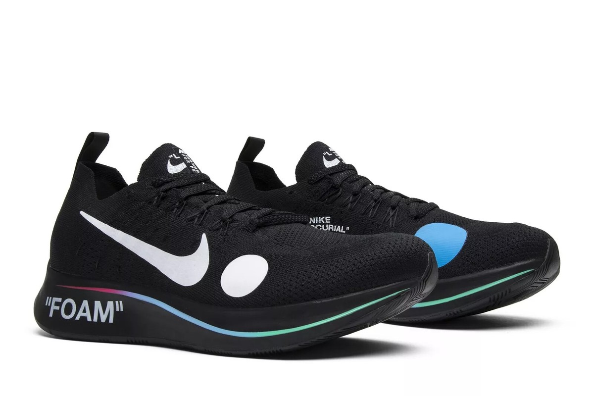 Off-White × Nike Zoom Fly Mercurial Flyknit Black AO2115-001 Men's