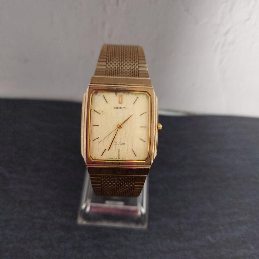 Seiko Dolce 9531‑5160 シャンパンゴールド ゴールド New Battery Vintage Seiko Dolce 9531-5160 Quartz Gold Dial