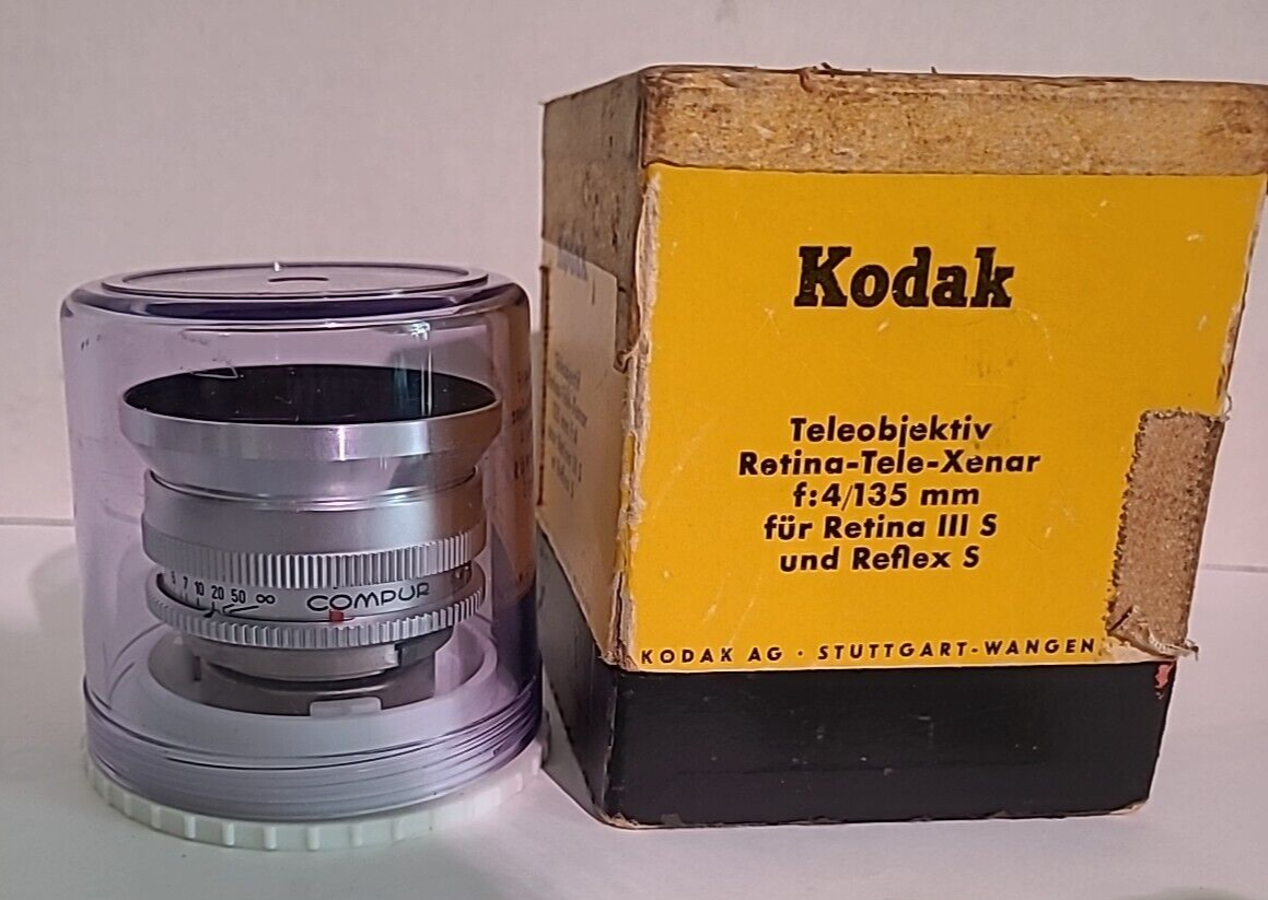 Kodak Retina Reflex S Camera Bundle with Leather Case and lenses