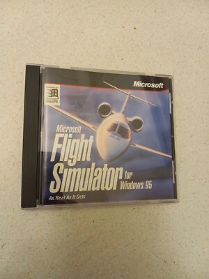 Microsoft Flight Simulator for Windows 95 1996 Vintage Computer Game ...