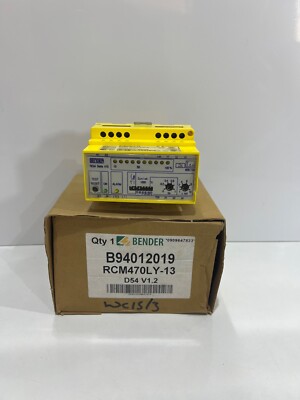 Bender RCM470LY-13 Fehlerstrommonitor B94012019 Ver D54 V1.2