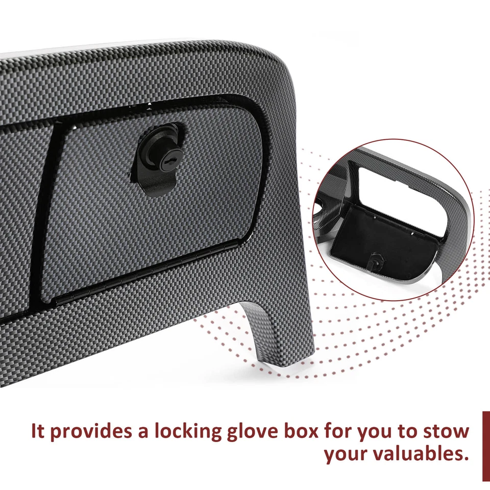 Dash Assembly Cover Carbon Fiber Style For EZGO TXT Medalist Golf Cart 1994-2013 Foto 4 de 4