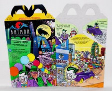 Batman The Animated Series McDonald's Gotham City Vintage Joker Happy Meal Box